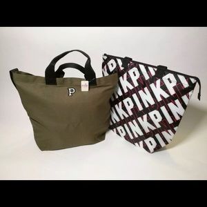 2-1 Pink Victoria Secret cooler tote New wit tags